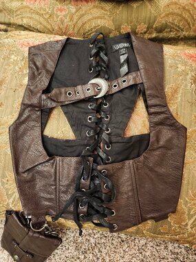 Widow Bustier Lace Up Corset Top